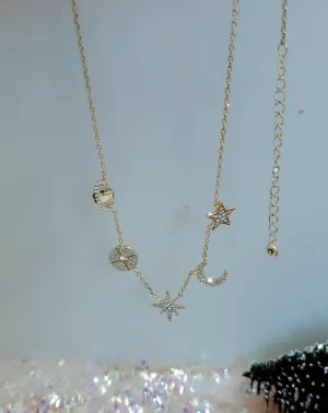 Golden Multi Necklace