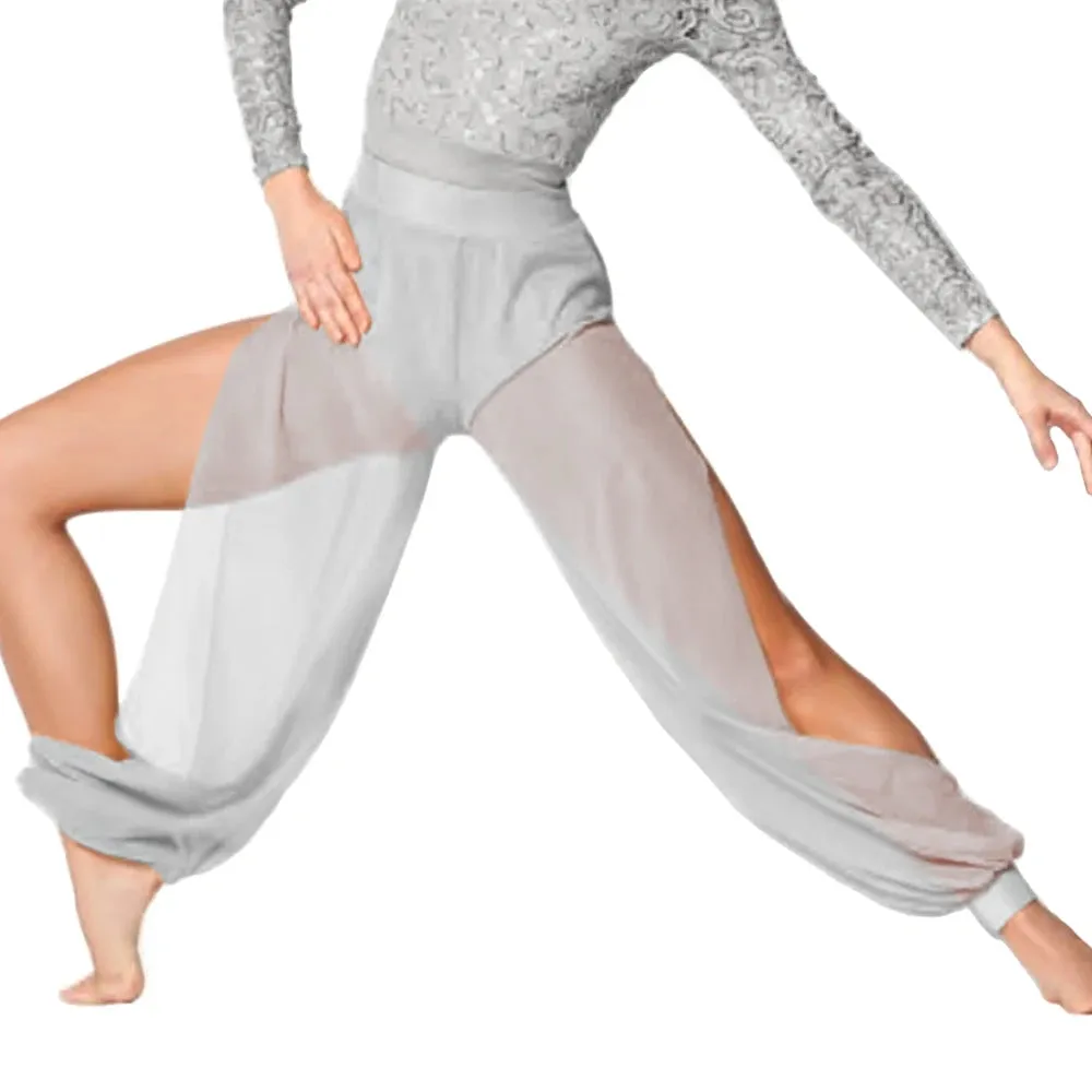 Graceful and Versatile: Women's High Waist Wide Leg Dance Sport Pants