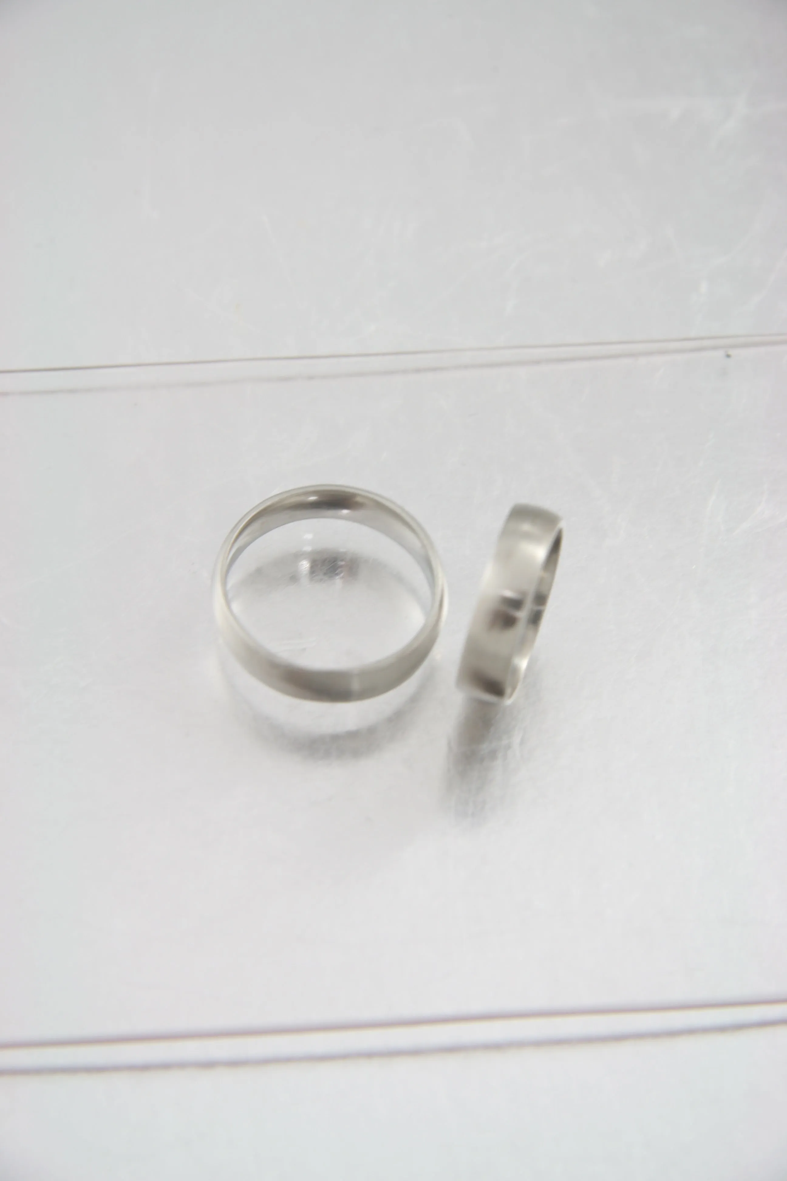 Half Round Brush Finish Ring
