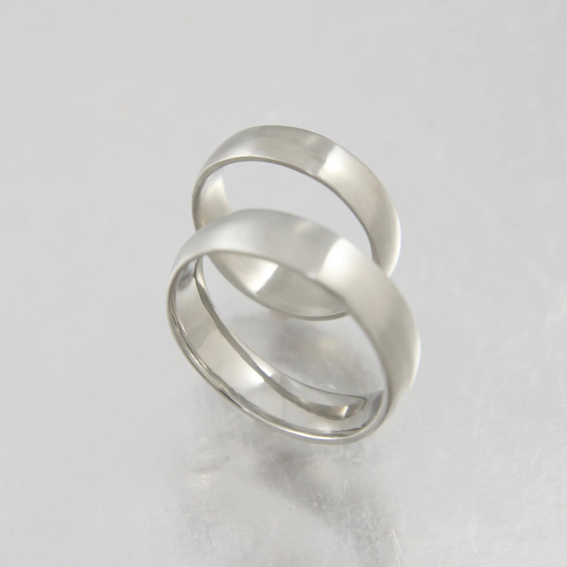 Half Round Brush Finish Ring