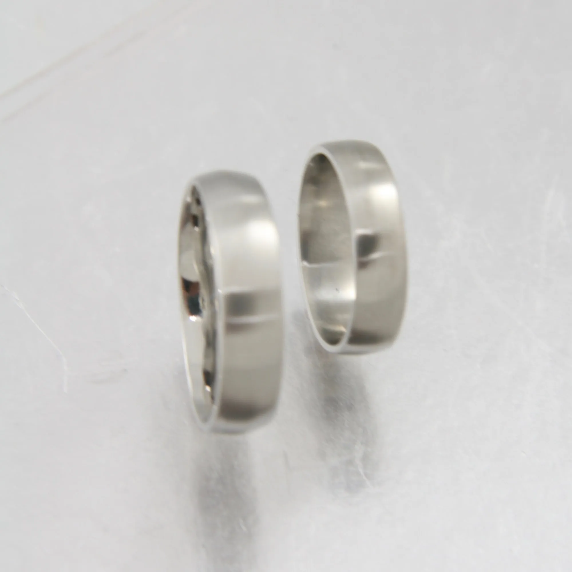 Half Round Brush Finish Ring