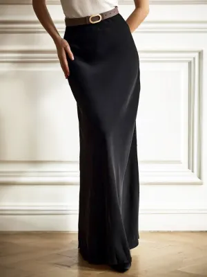 Hannah® | Elegant satin fishtail skirt