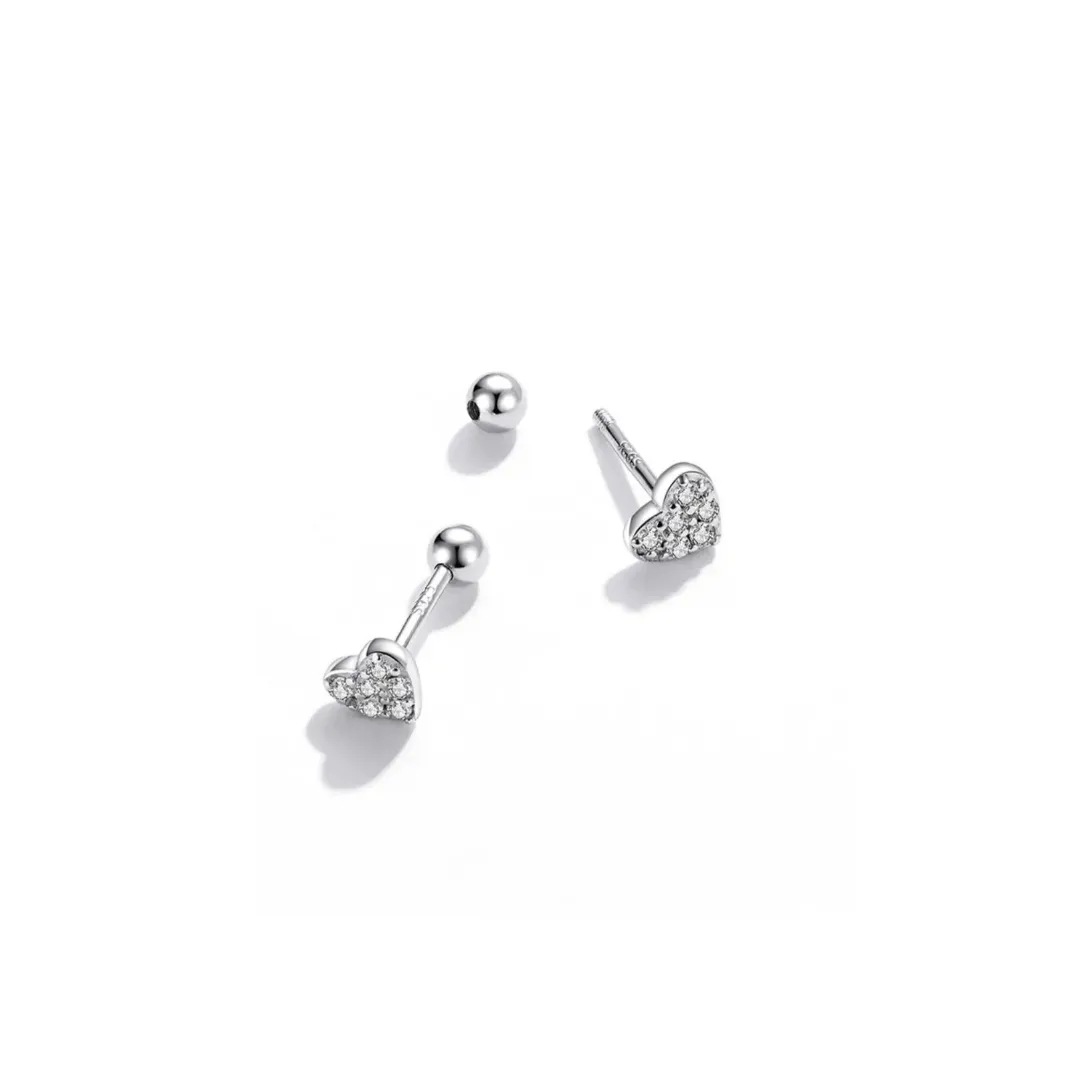 Heart Studs