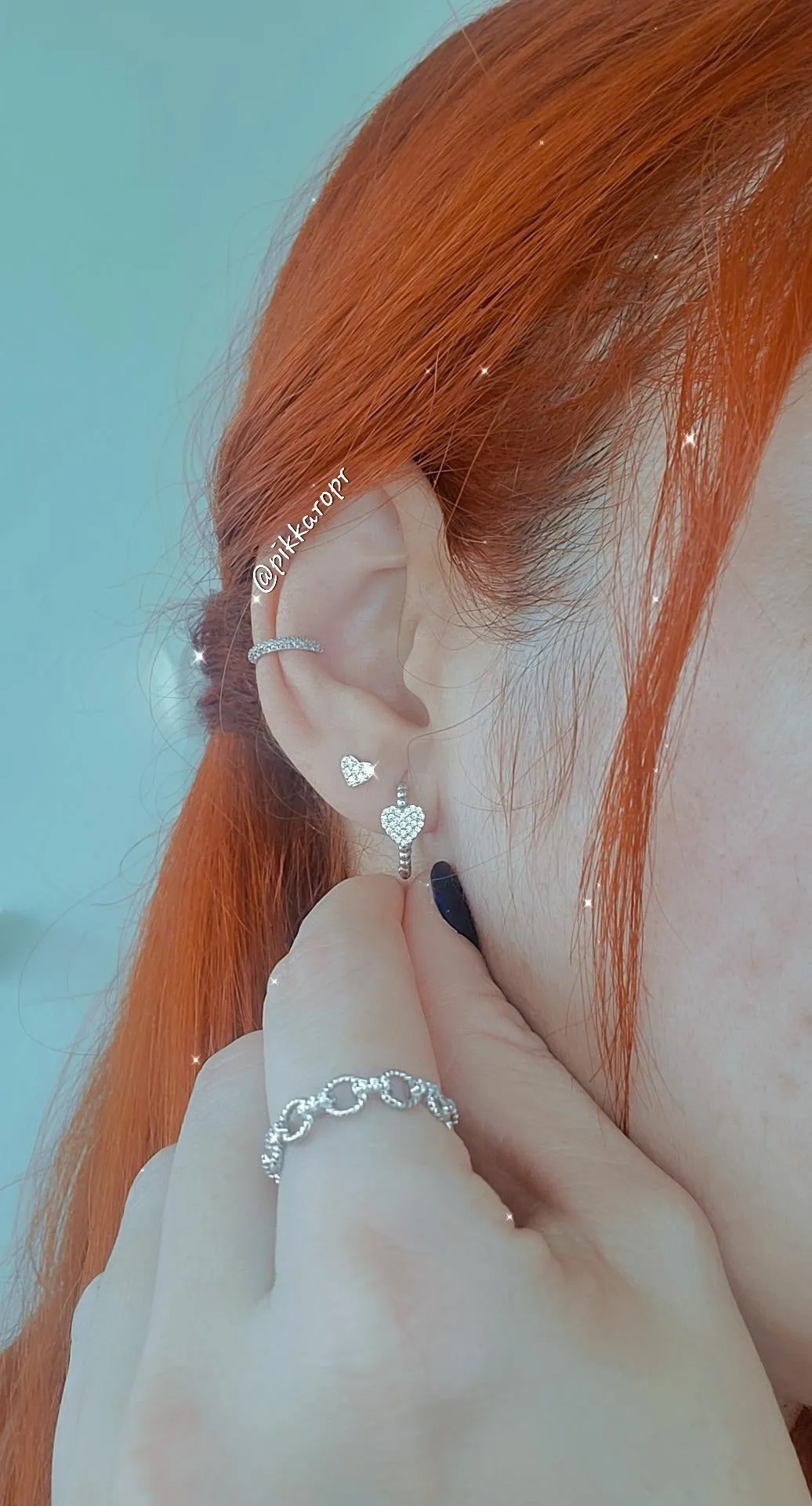 Heart Studs