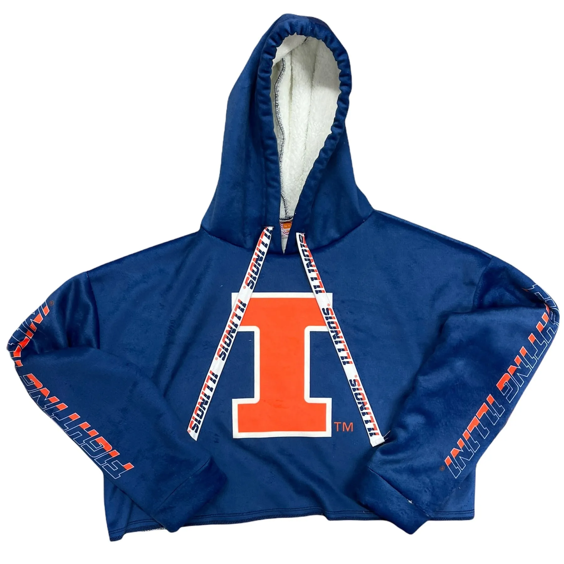 Illinois Fighting Illini Varsity Furry Hoodie