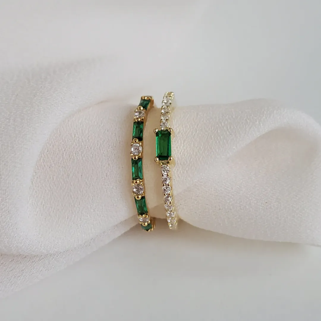 Jen Emerald Ring
