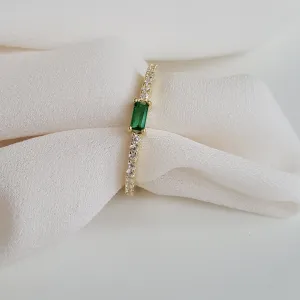Jen Emerald Ring