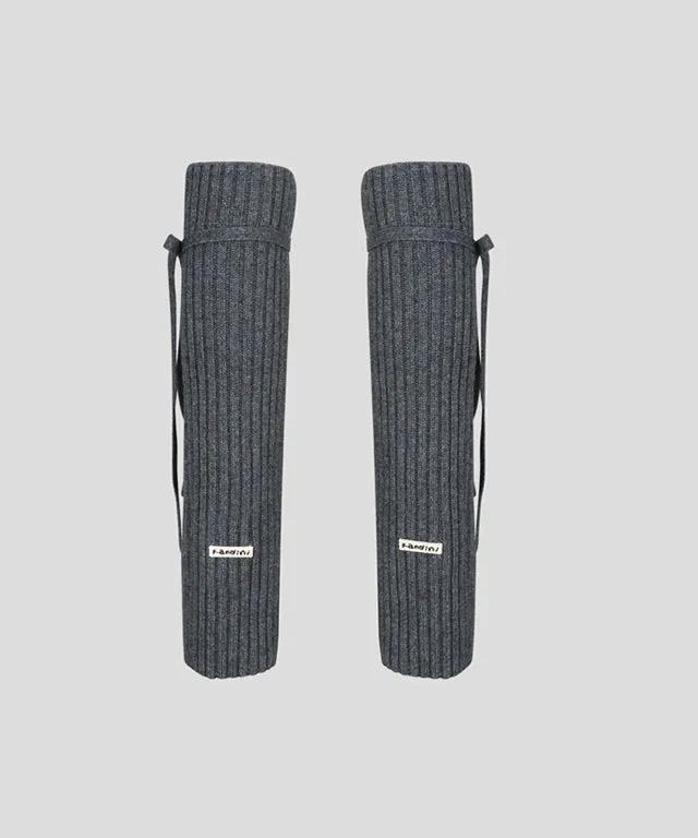 KANDINI Lambswool Warmer - Charcoal