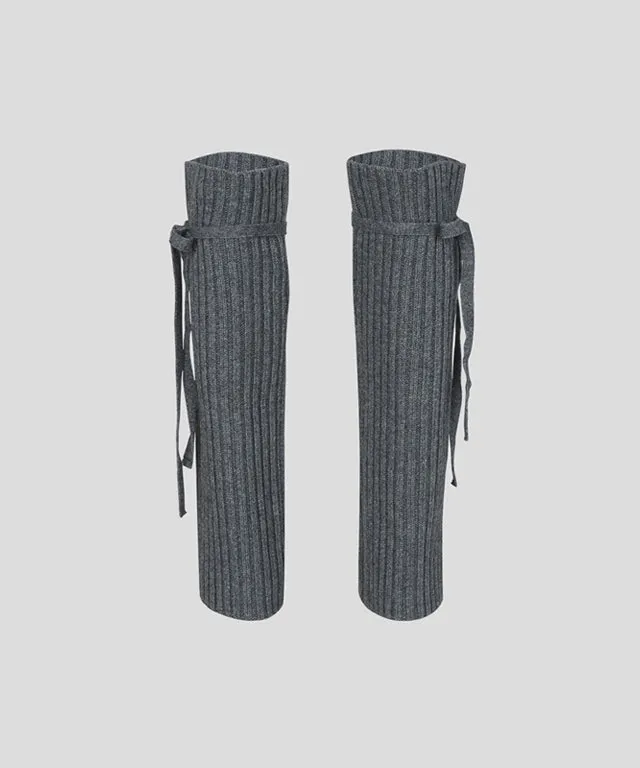 KANDINI Lambswool Warmer - Charcoal