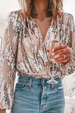 Karol® | Elegant glamorous blouse