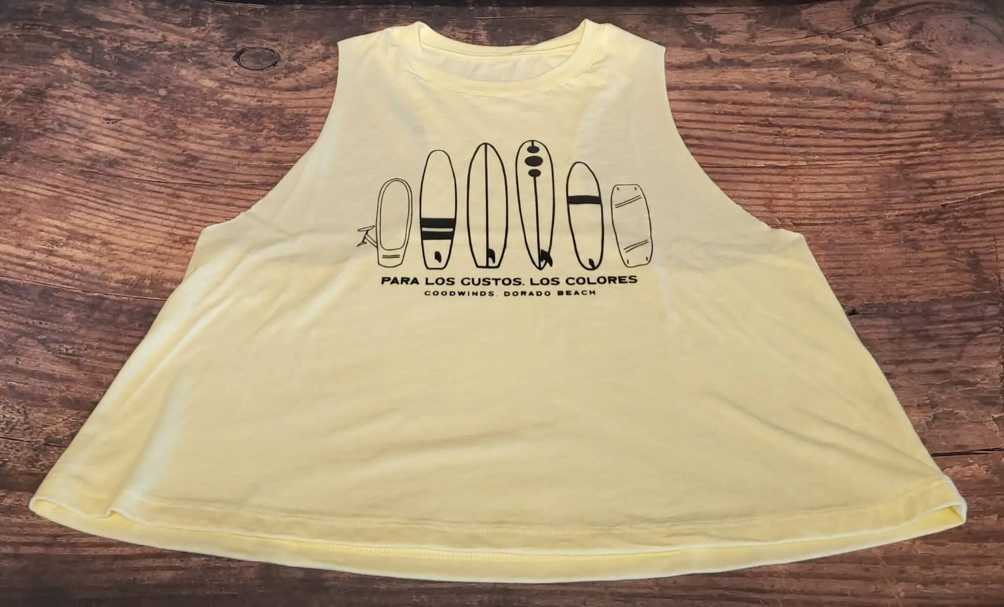 Ladies Para los Gustos Cropped Tank