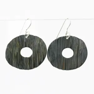 Large Stainless Steel Disc Earrings