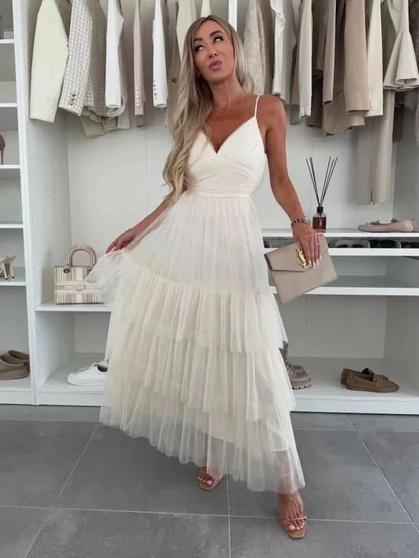 Lily | Women’s Flowy Tulle Maxi Dress