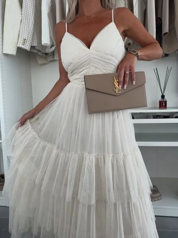 Lily | Women’s Flowy Tulle Maxi Dress