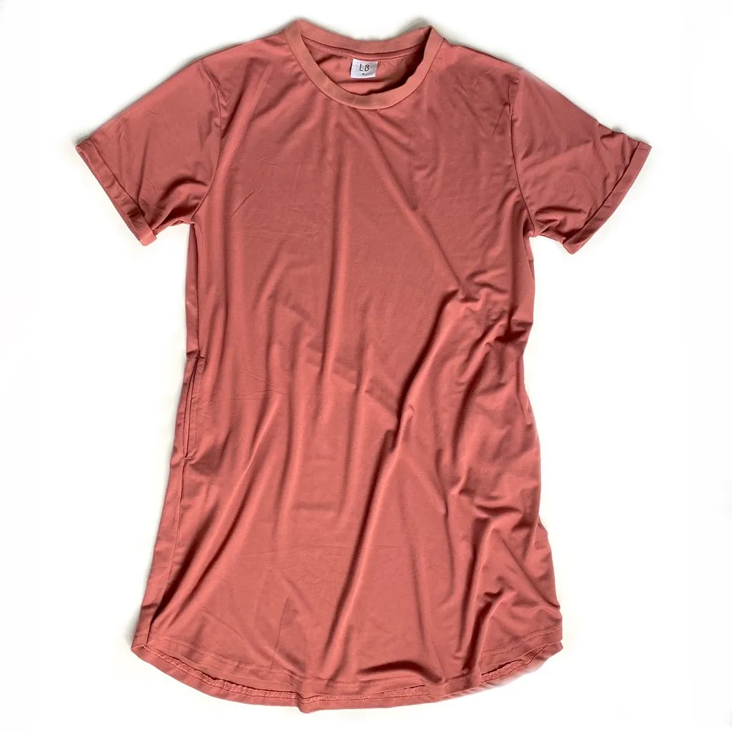 Little Bipsy Women's Swoop Dress - Dusty Rose