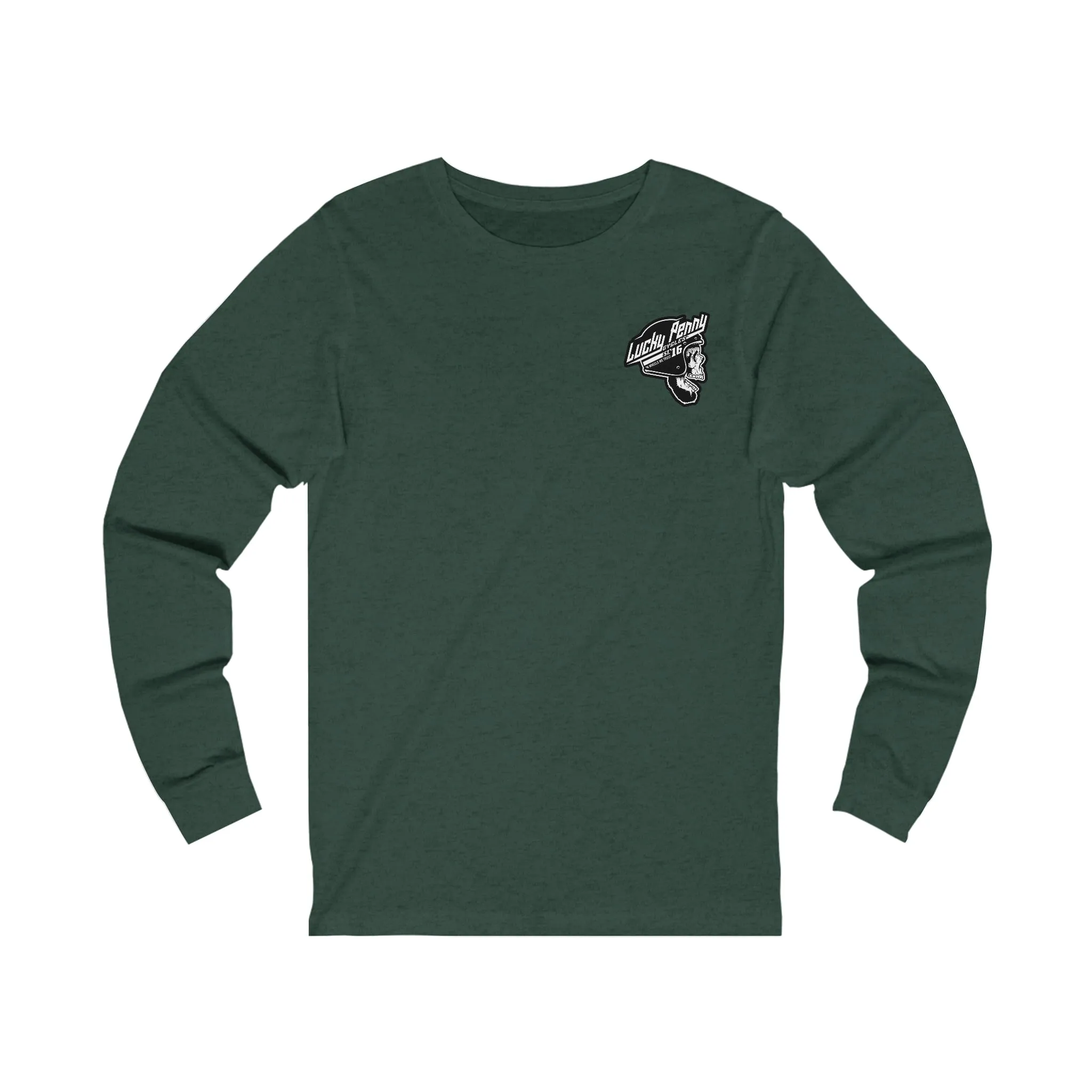 Lucky Penny Cycles DFW Skyline Long Sleeve Tee