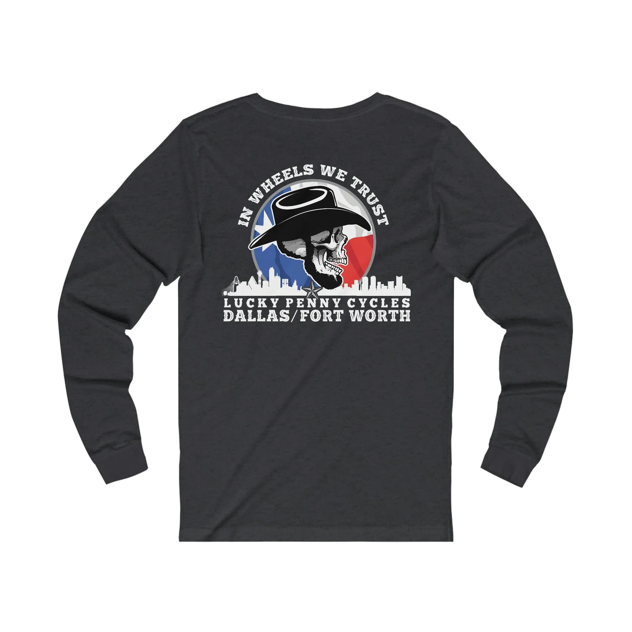 Lucky Penny Cycles DFW Skyline Long Sleeve Tee