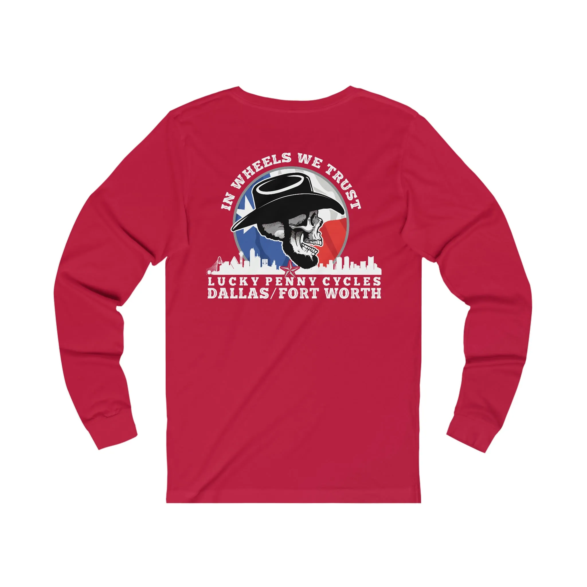 Lucky Penny Cycles DFW Skyline Long Sleeve Tee