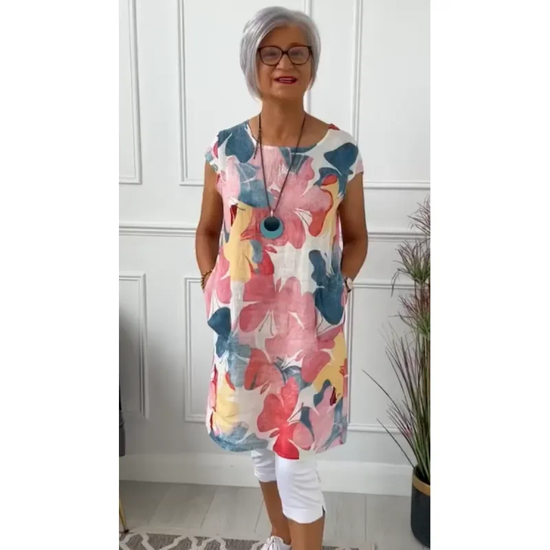 Lumi | Elegant Round Neck Dress