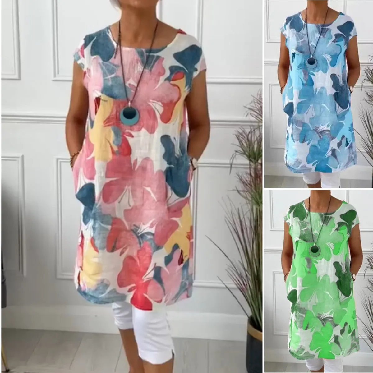 Lumi | Elegant Round Neck Dress