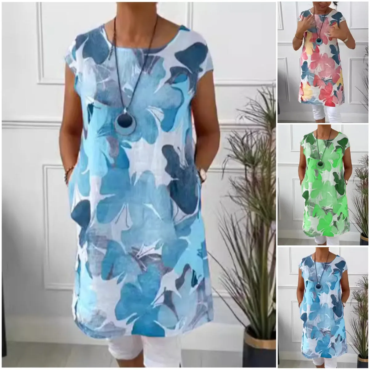 Lumi | Elegant Round Neck Dress