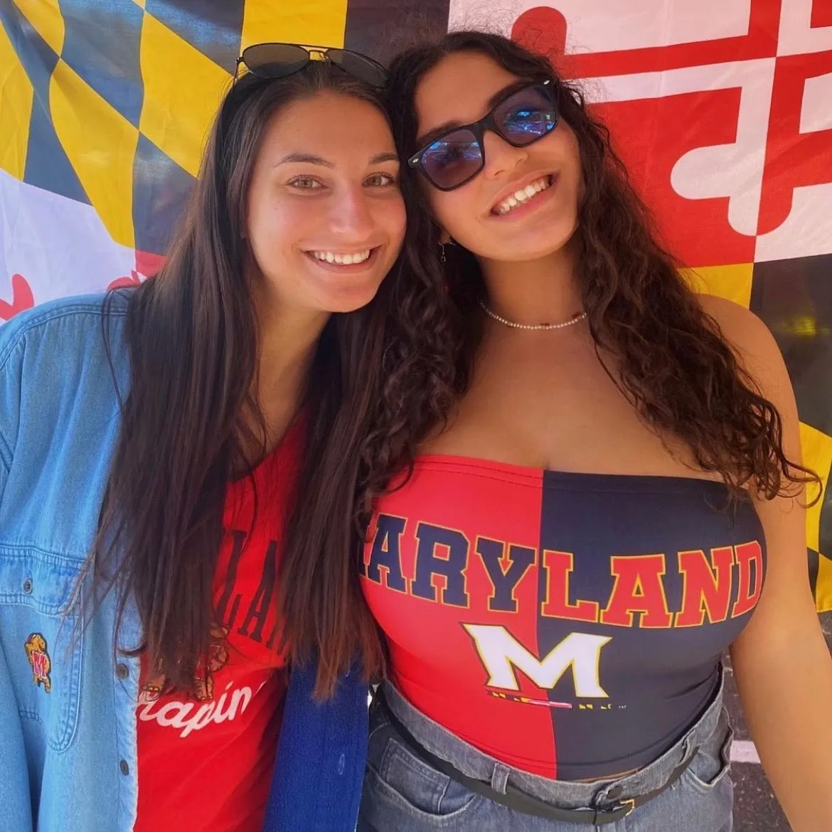 Maryland Terps Two Tone Tube Top