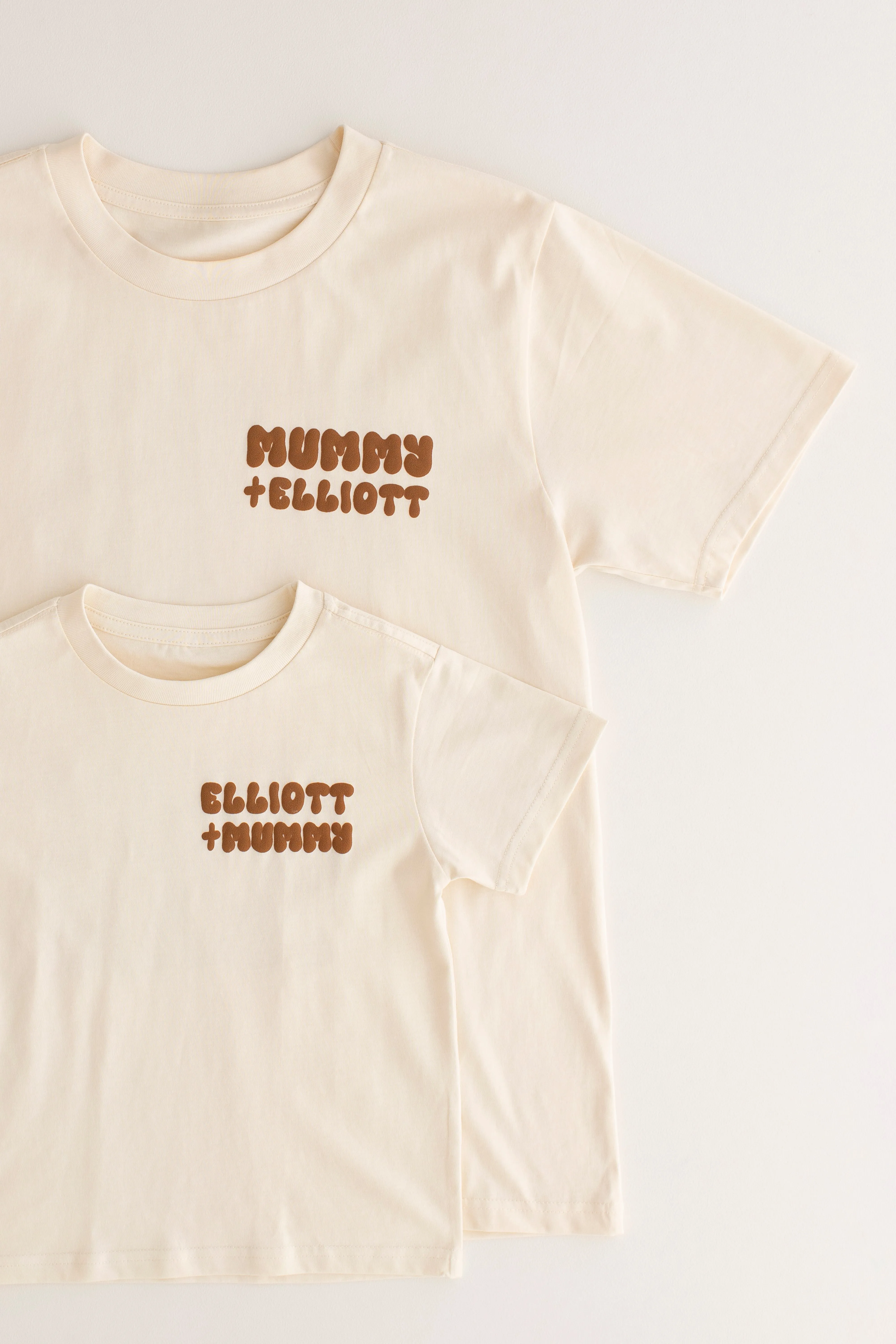 Matching Vanilla Women's Team Tshirt - Bubble Print