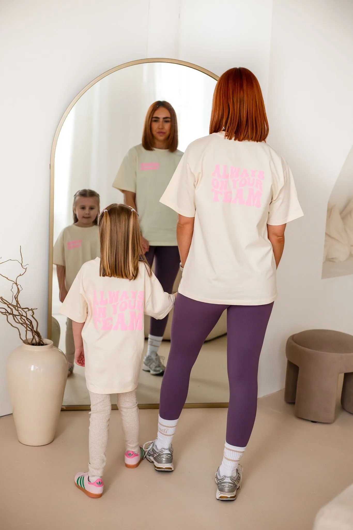 Matching Vanilla Women's Team Tshirt - Bubble Print