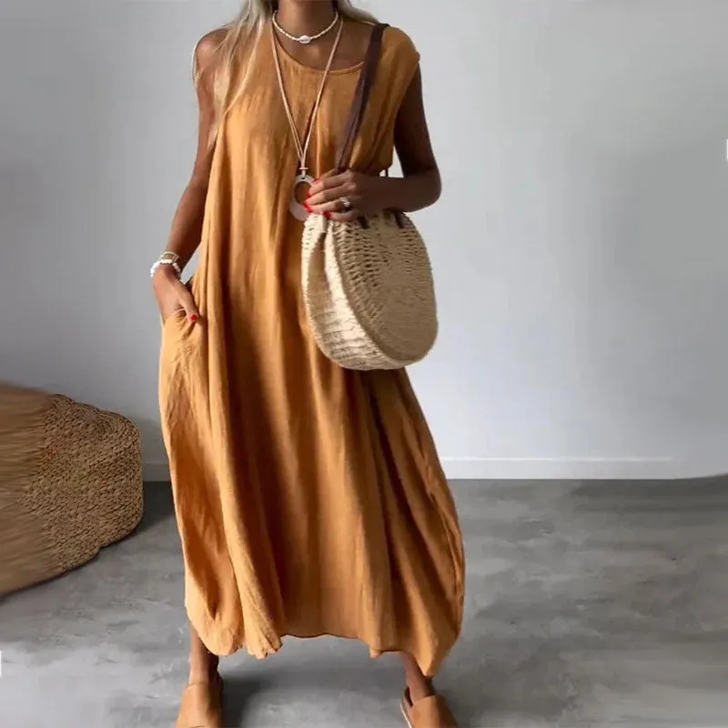 Melinda | Relaxed Sleeveless Dress