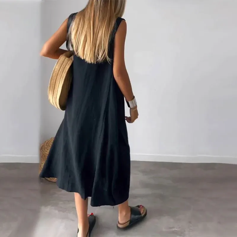 Melinda | Relaxed Sleeveless Dress