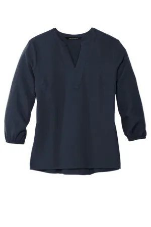 Mercer Mettle® Women's Stretch Crepe 3/4-Sleeve Blouse - VAMC25