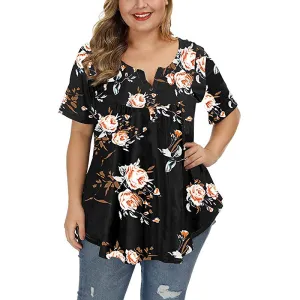 Monic – Graceful Plus-Size Women’s Blouse