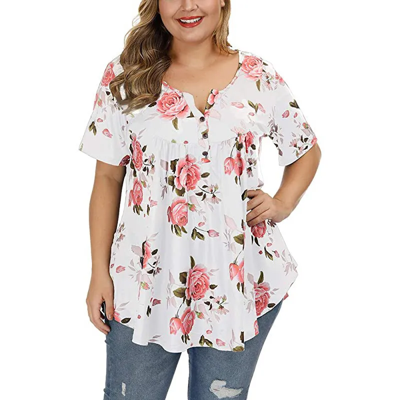 Monic – Graceful Plus-Size Women’s Blouse