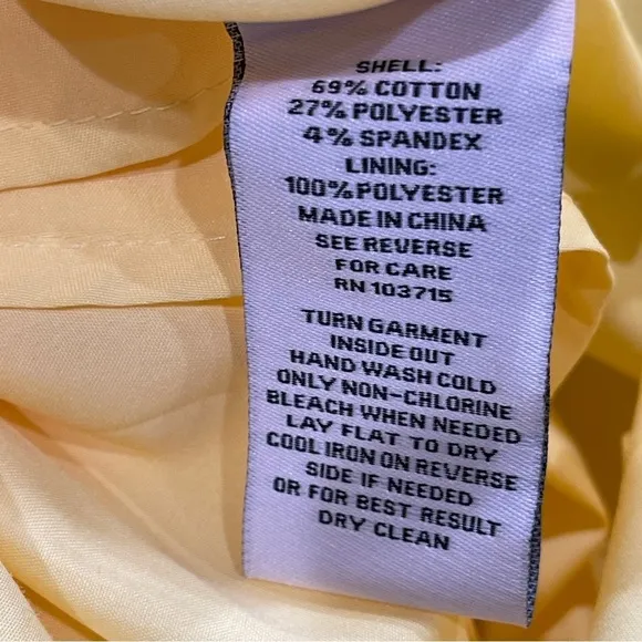 Nanette Lepore, Midi Dress, Smocked, Sleeveless, Yellow Glimmer | Size 10