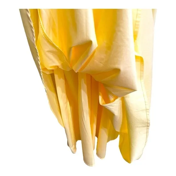 Nanette Lepore, Midi Dress, Smocked, Sleeveless, Yellow Glimmer | Size 10