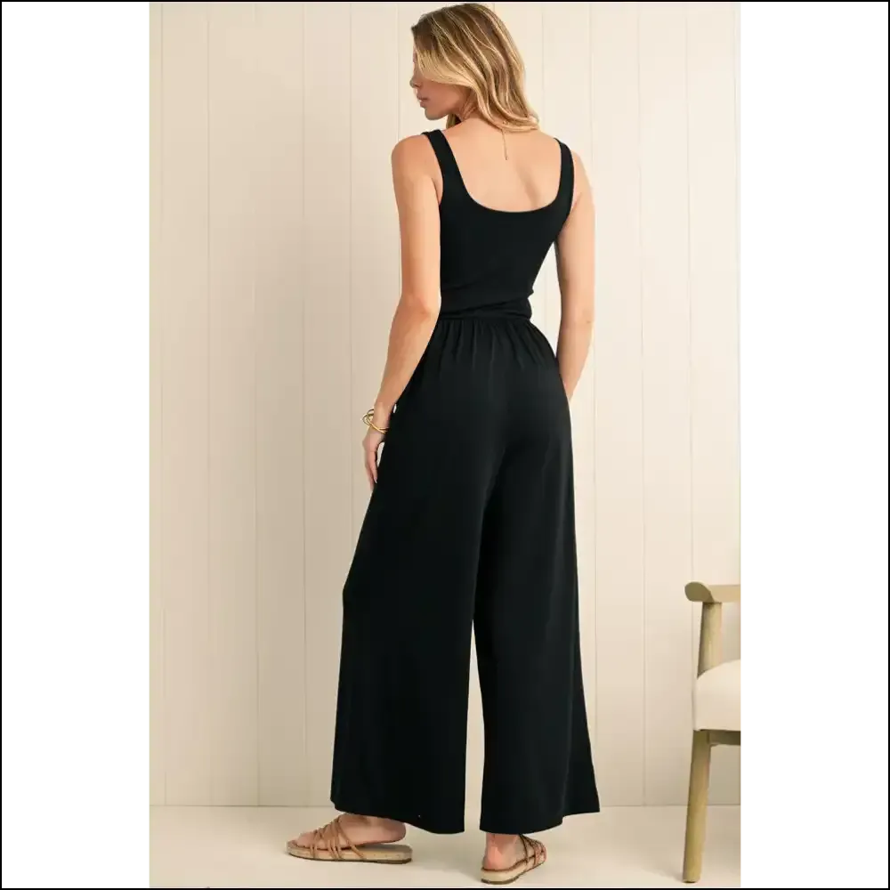 Needful Things: Chic Black Cutout Wide Leg Jumpsuit - Instant Diva, just Add ! 😈