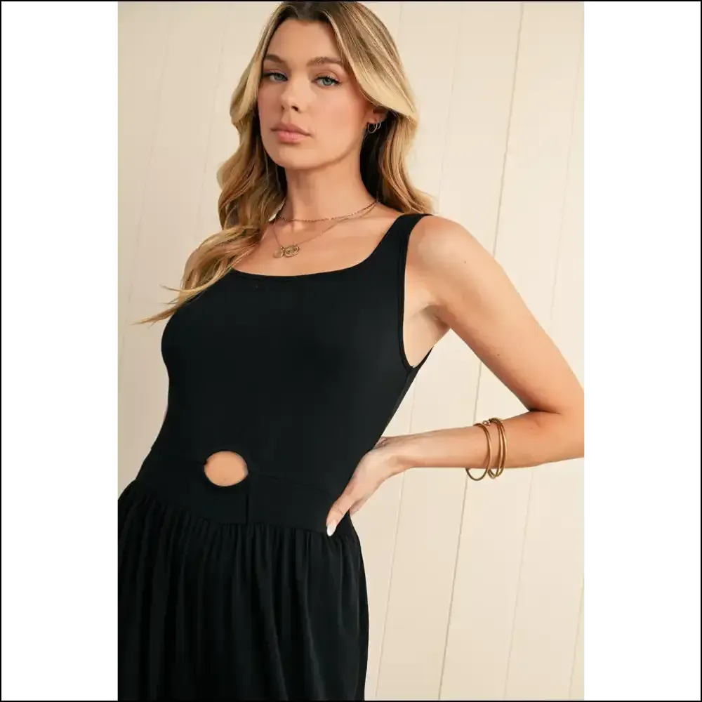 Needful Things: Chic Black Cutout Wide Leg Jumpsuit - Instant Diva, just Add ! 😈