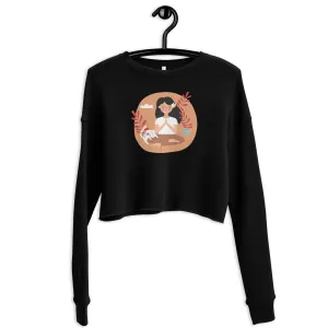 NEVER BE ALONE Women's Crop Sweatshirt