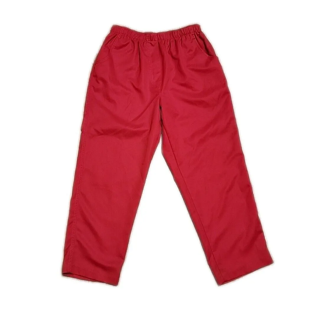 New with tags! Women's Alia Pull on Crop Pant Capris in Red, Sz 10 Retails $45 