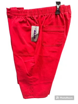 New with tags! Women's Alia Pull on Crop Pant Capris in Red, Sz 14 Retails $45 