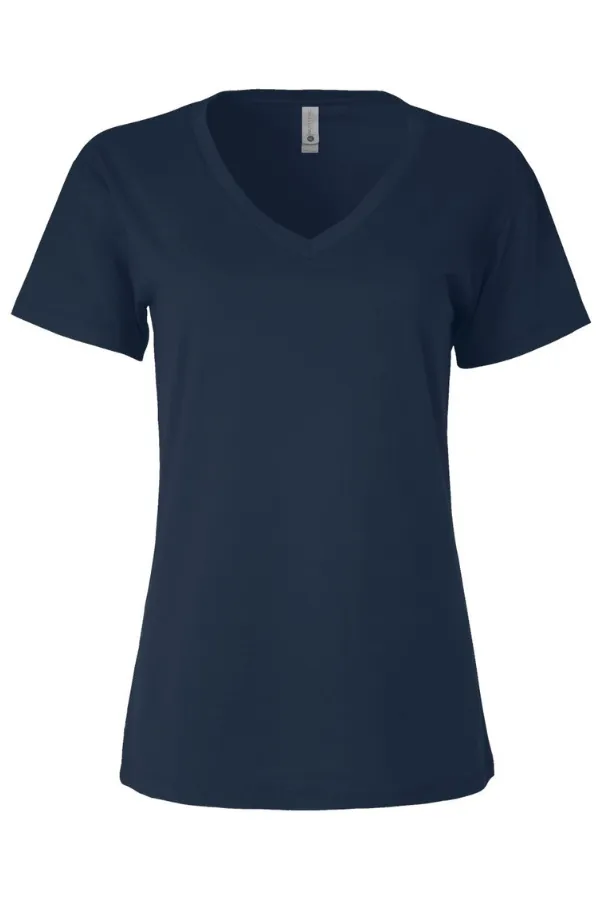 Next Level Ladies Relaxed V-Neck T-shirt
