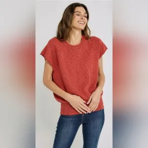 NWT By Together Women's Over &amp; Out Sweater Rust Size Medium