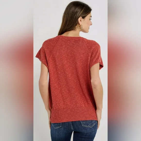 NWT By Together Women's Over &amp; Out Sweater Rust Size Medium