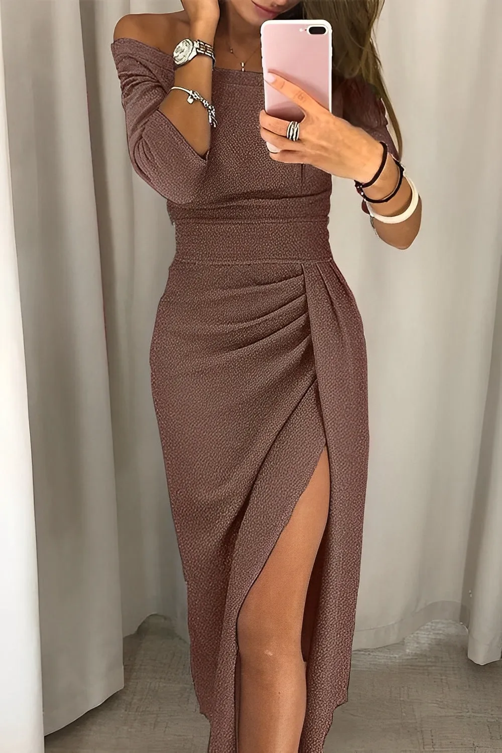Olivia® | Glamorous Off-The-Shoulder Women'S Dress