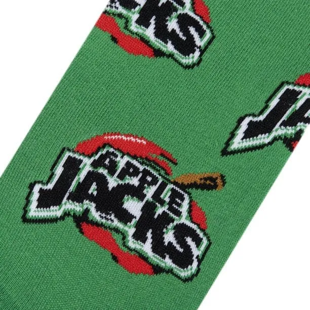 One Sized Men's Apple Jacks Crazy Socks