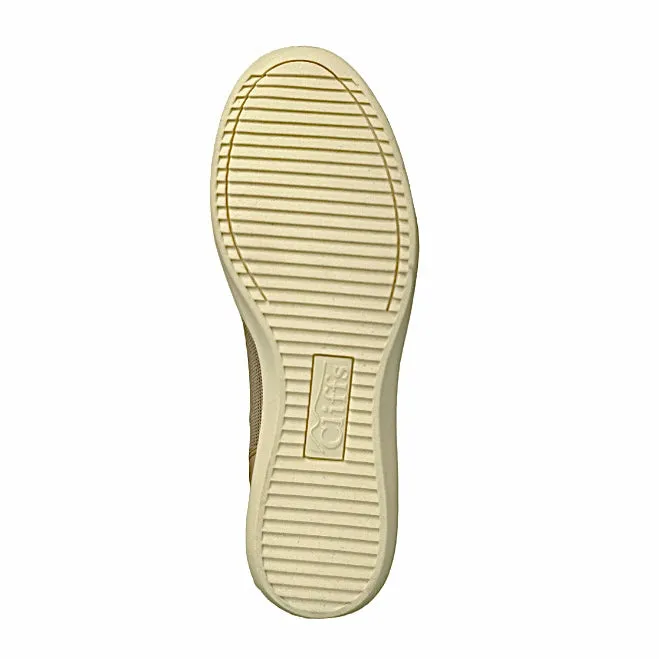 PAVLINA Women's Taupe Knit Ballerina Flats