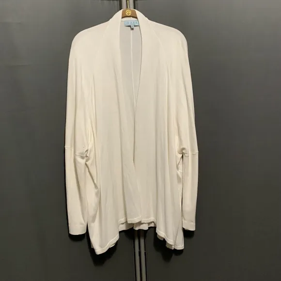 PD-Women's Joan Vass Cardigan, XL, White