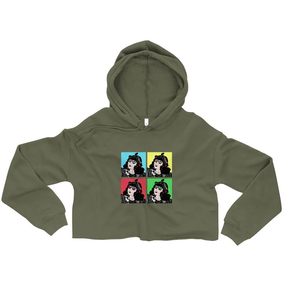 QAJAR Women's Crop Hoodie