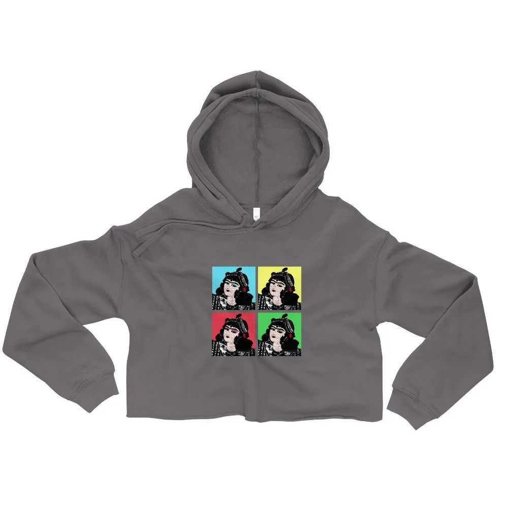 QAJAR Women's Crop Hoodie