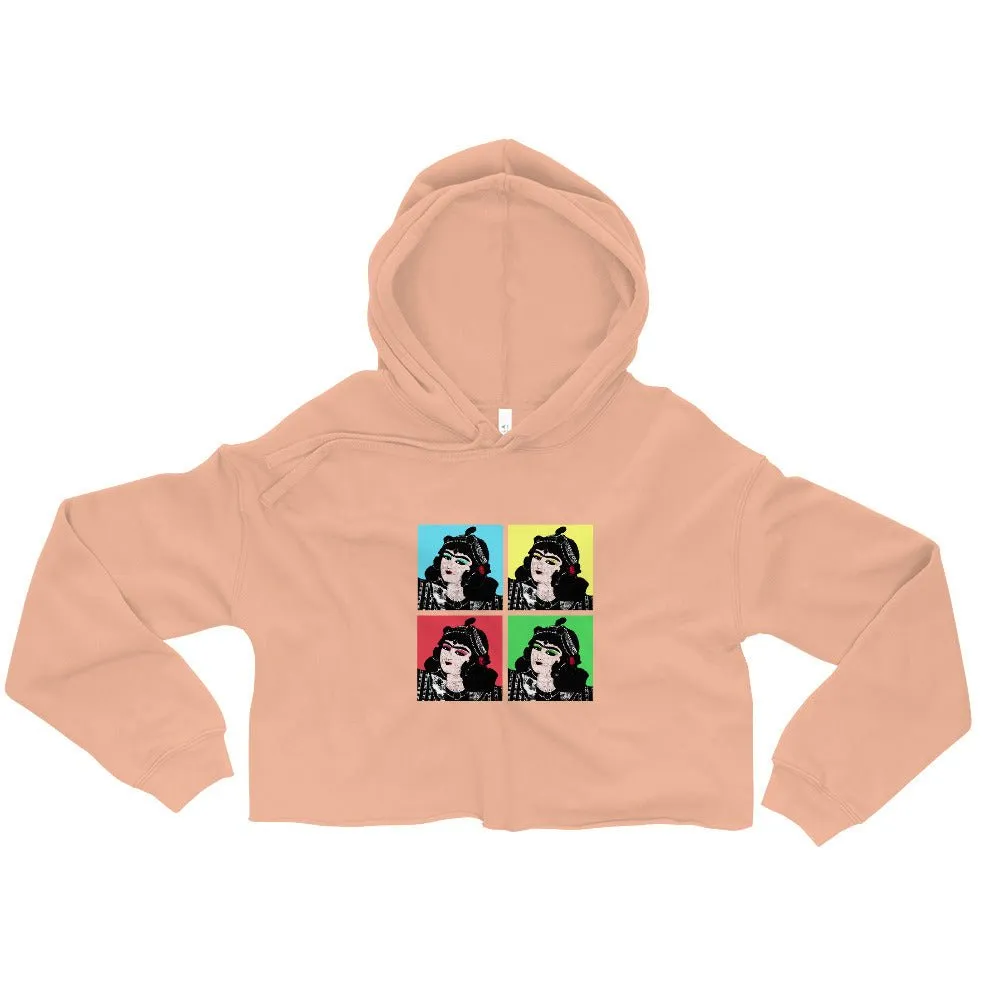 QAJAR Women's Crop Hoodie